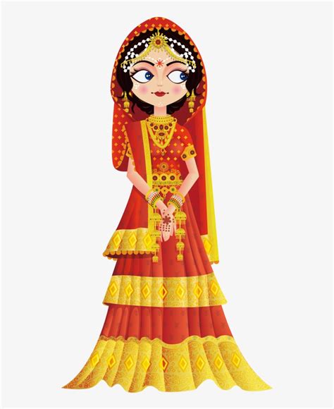 Indian Bride Cartoon