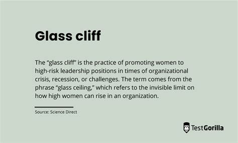 Women leaders and the glass cliff – TG