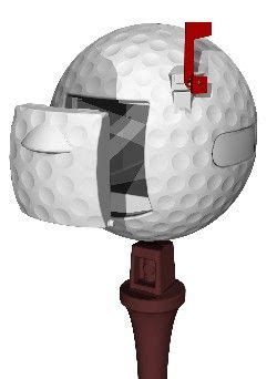 Golf tee and ball mailbox for the serious golfer. | Unique mailboxes, Mailbox design, Cool mailboxes