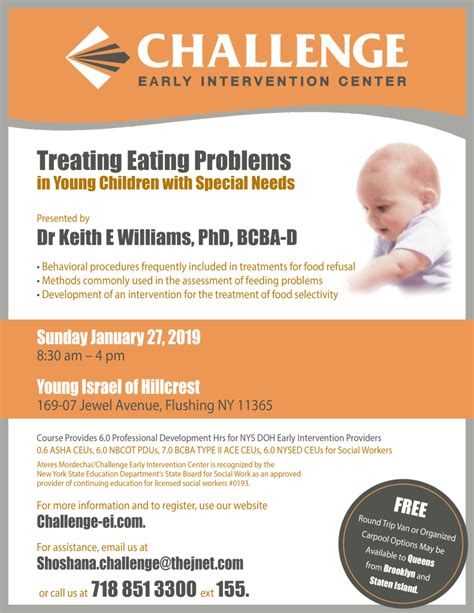 Treating Eating Problems in Young Children with Special Needs | Challenge Early Intervention