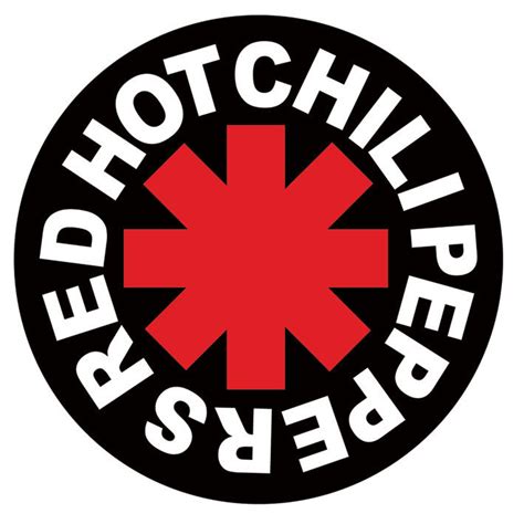 RED HOT CHILI PEPPERS - logo pegatina | Compra en EuroPosters.es