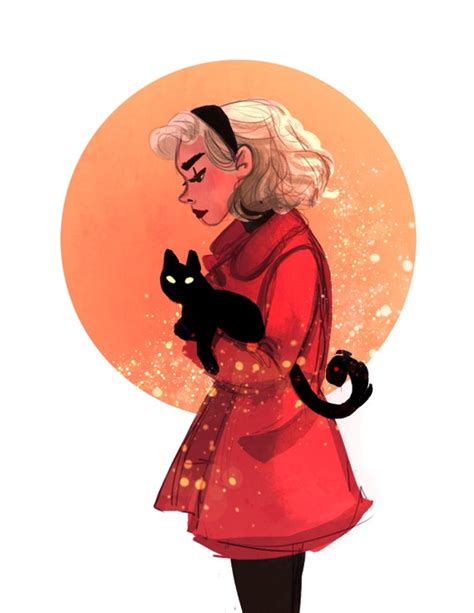 8.5x11 Sabrina Spellman fanart print | Etsy