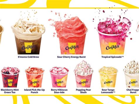 McDonald's unveiled the menu for CosMc's, a beverage-focused concept that could compete with ...