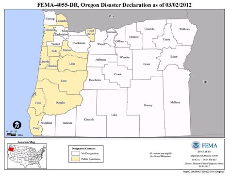 Oregon Severe Winter Storm, Flooding, Landslides, and Mudslides (DR ...