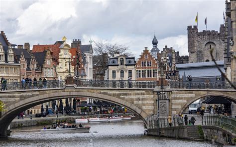 Bridge Of Ghent Canal Free Stock Photo - Public Domain Pictures