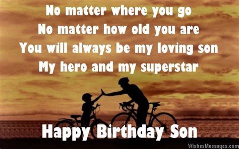 Birthday Poems for Son | Happy birthday son, Son birthday quotes, Birthday wishes for mom