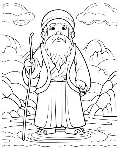 God Protected Baby Moses Coloring Page - vrogue.co