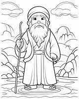 Free Printable Moses Coloring Pages sketch template