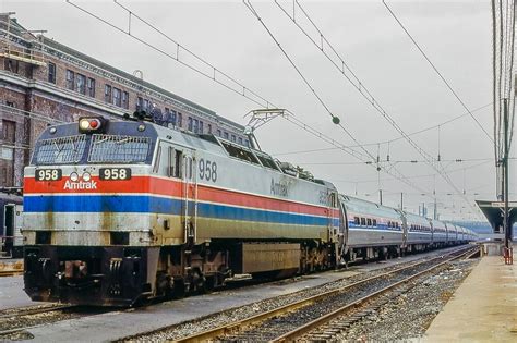 Amtrak E60 locomotive #958 with a string of Amfleet cars a… | Flickr