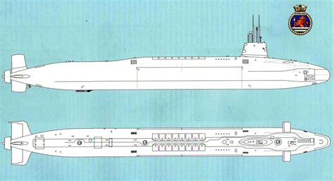 HMS Vanguard (S28) Blueprint - Download free blueprint for 3D modeling