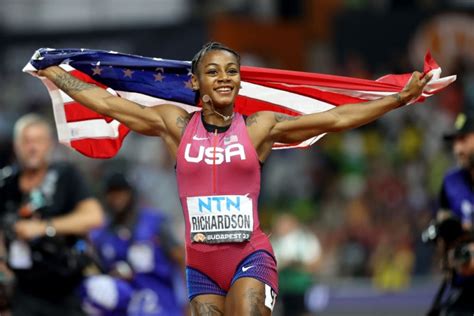 Sha'carri Richardson Bags First 100-Meter World Championship, Boosts ...