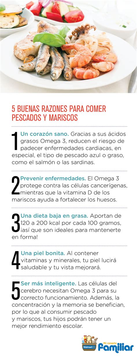 #Beneficios de comer #pescados y #mariscos. #salud #nutricion ...