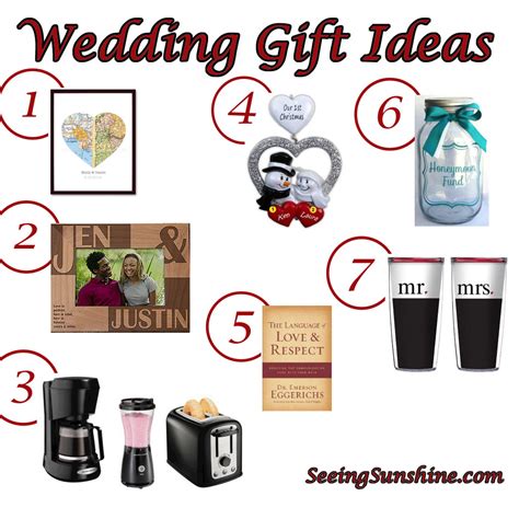 Wedding Gift Ideas - Seeing Sunshine