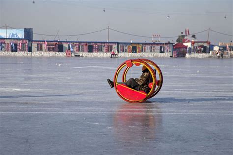 Small skating rink on the Songhua river | Songhua Winter Activities ...