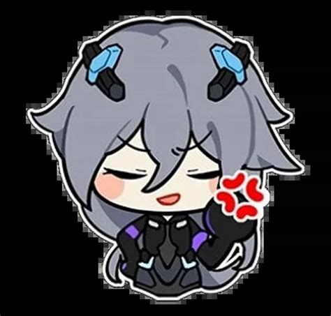 Telegram Sticker ? from «Honkai Impact 3rd Chibi» pack