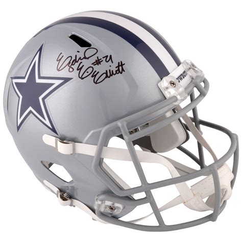 Autographed Dallas Cowboys Ezekiel Elliott Fanatics Authentic Riddell ...