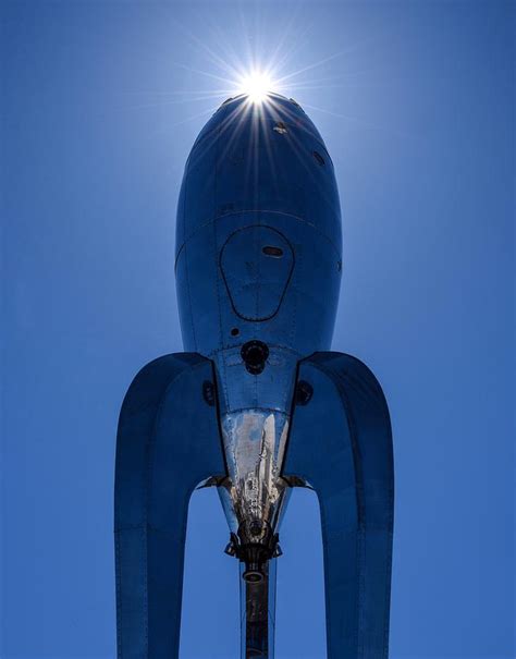 Raygun Gothic Rocketship Photograph by Rand Ningali - Fine Art America