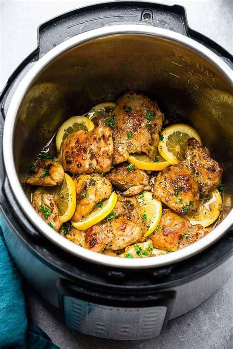 Instant Pot Lemon Garlic Chicken - SMART KIDS