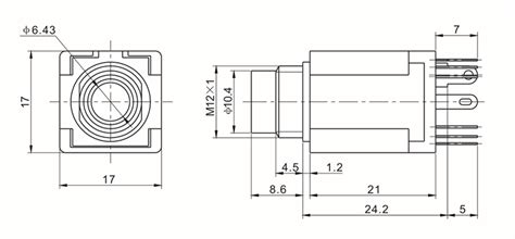 China 6.35mm Headphone Jack 3 Pin Audio Female Socket PCB Panel Mount Connector factory and ...