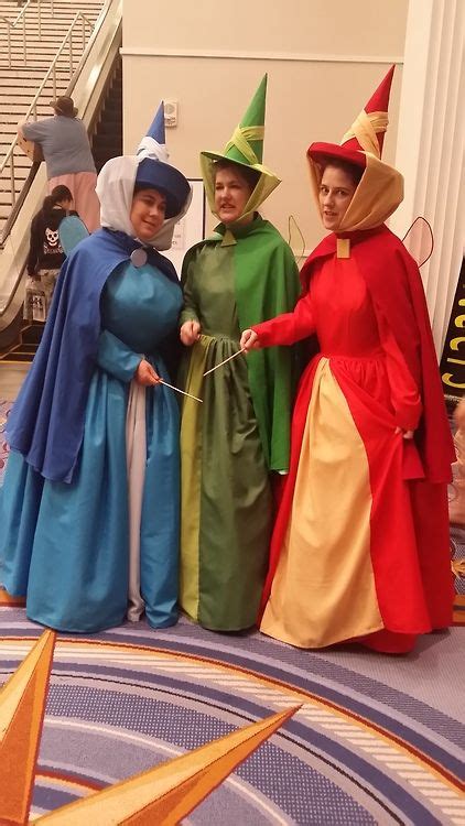 The Three Good Fairies: Flora, Fauna and Merryweather | Fairy godmother costume, Book characters ...