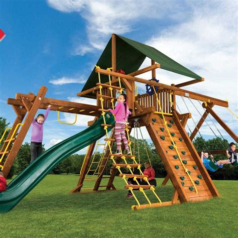 King Kong Castles Swing Sets | Rainbow Play Systems