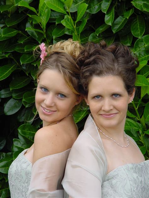 File:Two Bridesmaids Curly Updos.JPG - Wikimedia Commons