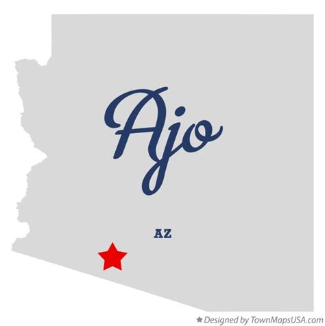 Map of Ajo, AZ, Arizona