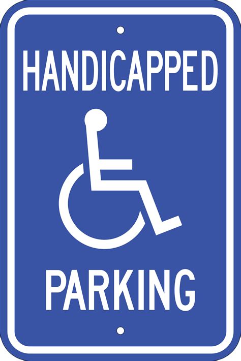 Wheelchair Parking Only Signs - ClipArt Best