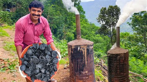 Coconut Shell Charcoal Making at Home | How to make Coconut Shell Charcoal at Home - YouTube