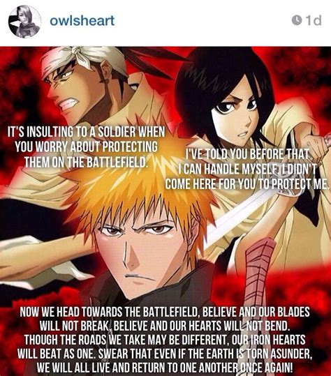 Are these quotes because I don't remember Ichigo saying anything that sophisticated in any part ...