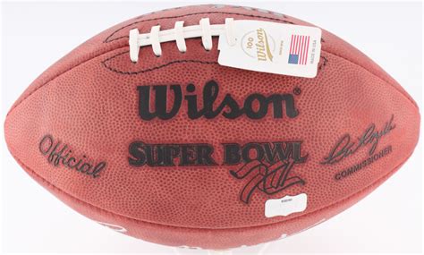 Roger Staubach Signed Official Super Bowl XII Logo Football Inscribed ...