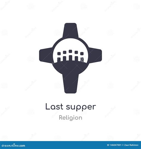 Last Supper Icon. Isolated Last Supper Icon Vector Illustration from ...