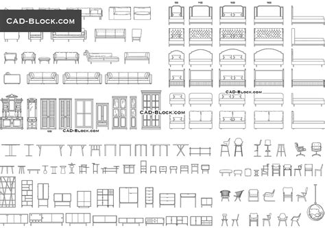 Exterior Furniture Cad Blocks ★full Furniture Cad Blocks