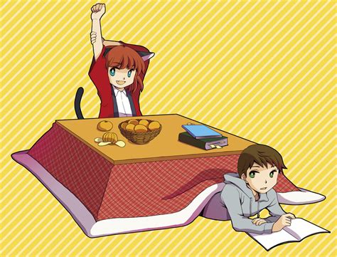 Cat in KOTATSU by Yuki-jirushi on DeviantArt