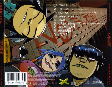 G324 Cooper Beth: Gorillaz Album Art