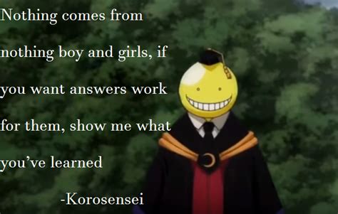 Nothing(Korosensei quote) by graphicjane on DeviantArt