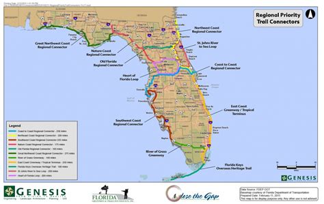 Florida Greenways And Trails Map - Free Printable Maps