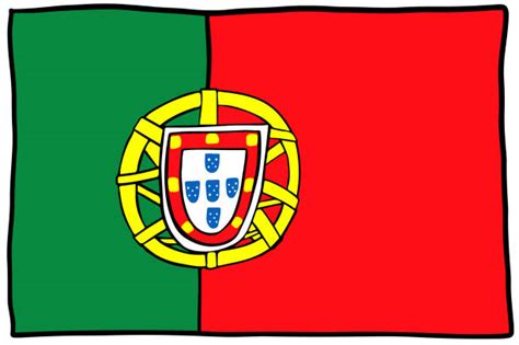 Drawing Of A Portuguese Flag Illustrations, Royalty-Free Vector Graphics & Clip Art - iStock