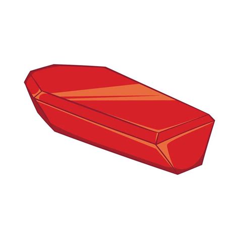 Coffin icon, cartoon style 14337371 Vector Art at Vecteezy