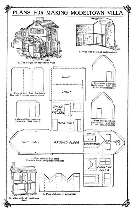 Fun projects | Cardboard house, Paper house template, Putz houses