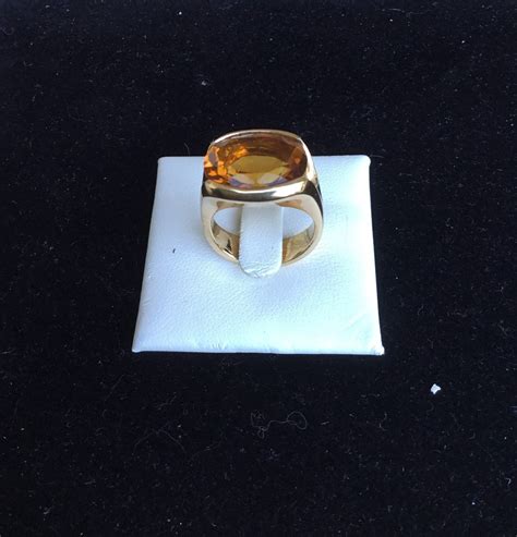 Gold And Topaz Ring