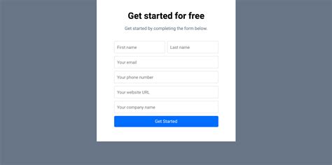 Lead Generation Form Template | ConvertFlow