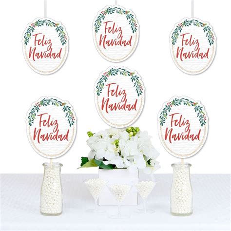 Feliz Navidad - Decorations DIY Holiday and Spanish Christmas Party ...