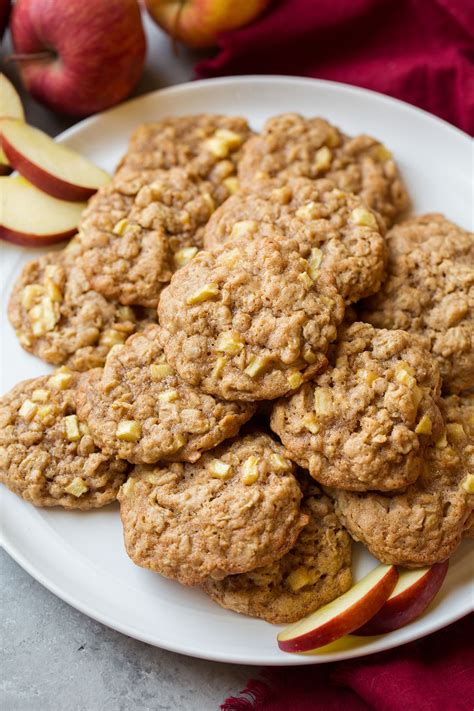 Apple Cinnamon Oatmeal Cookies - Cooking Classy