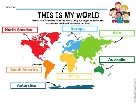The 7 Continents Printable Activity | Made By Teachers