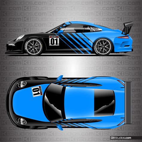 Porsche Racing Livery Wrap - Contra - KI Studios