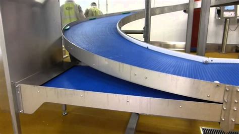 spiral conveyor belt - YouTube