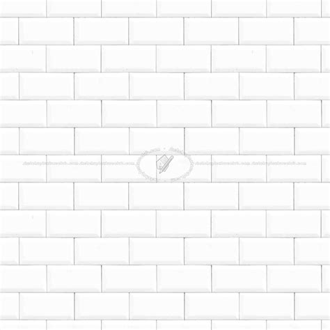 White metro bricks texture seamless 00511