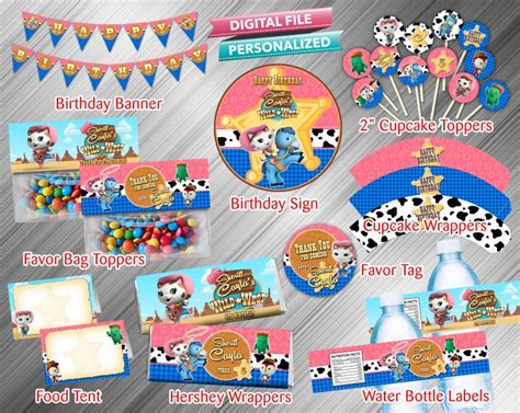 Sheriff Callie Printable Birthday Package