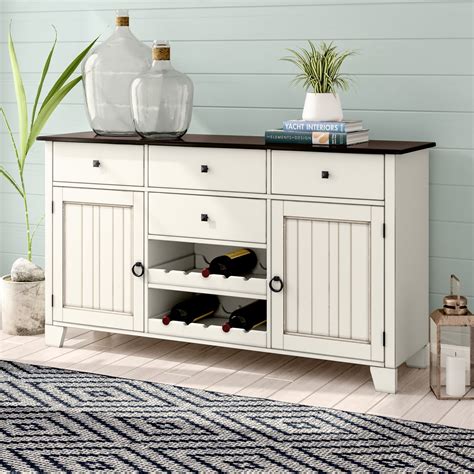 Sideboard Buffet With Wine Rack - Foter